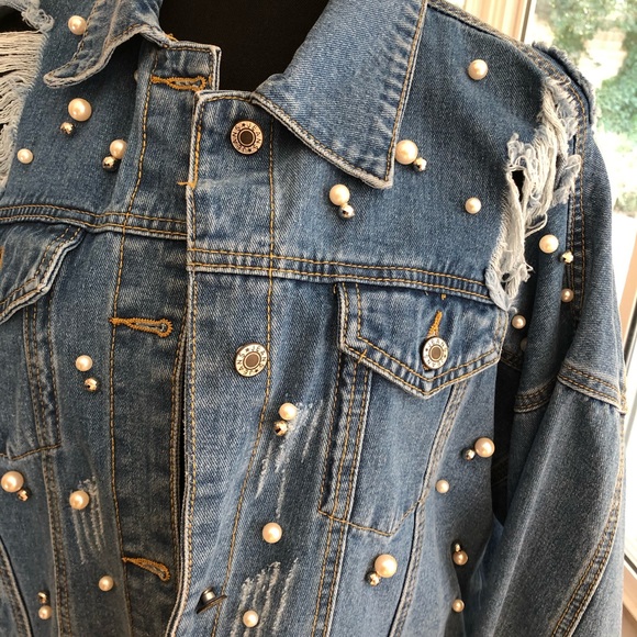 Jeweled Jean jacket ✨💎 - Picture 3 of 8